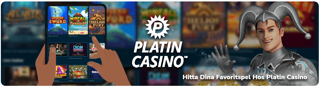 Spelutbud Platin Casino