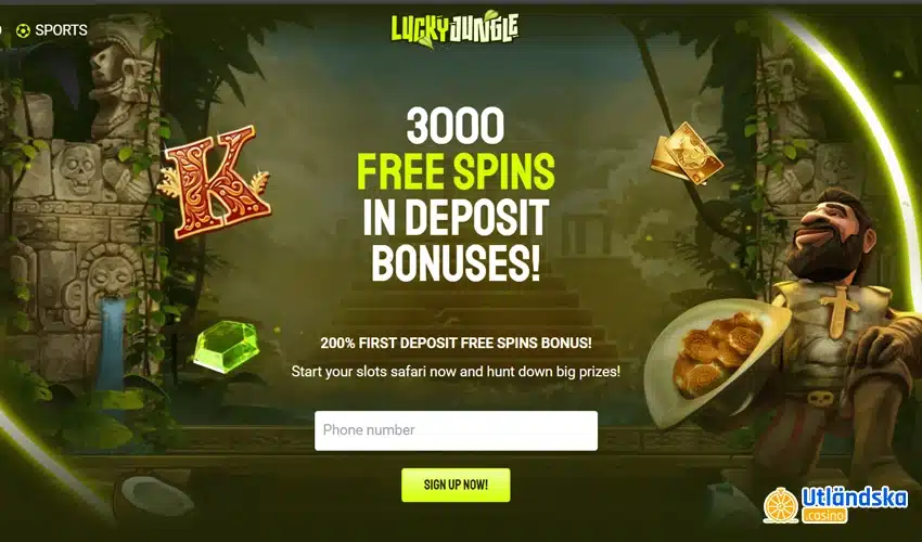 Lucky Jungle casino bonus